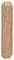 Une longue tige cylindrique à surface striée et texturée, d'une teinte beige-rosée, probablement en pierre ou en bois.