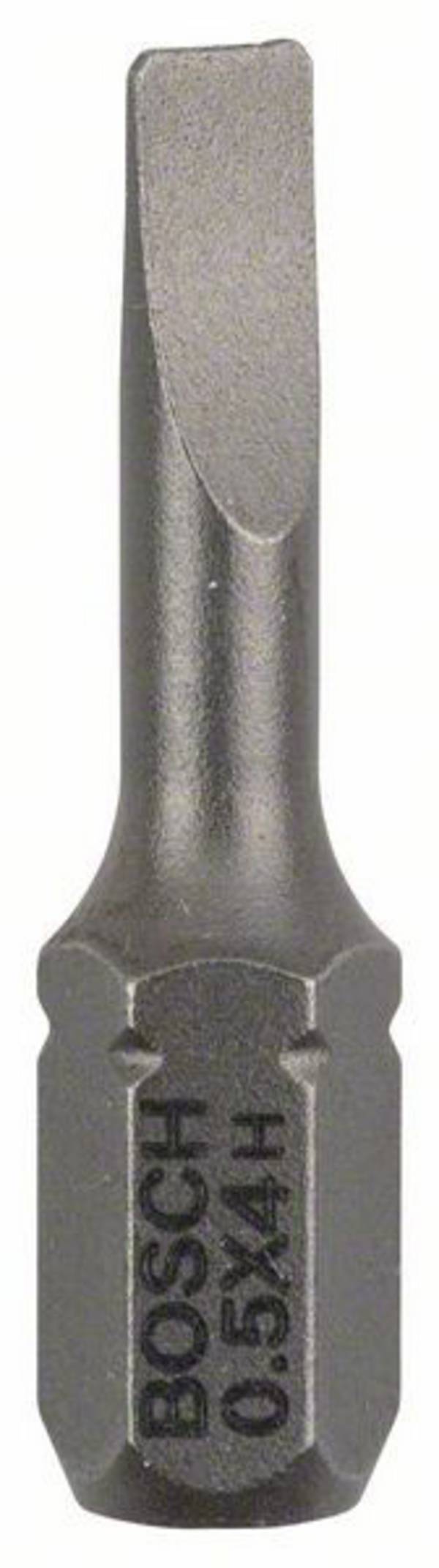 Embout pour vis à tête fendue 4 mm Bosch Accessories 2607001457  extra-dur Forme (embouts): C 6.3 3 pc(s)