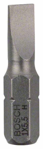 Embout pour vis à tête fendue 5.5 mm Bosch Accessories 2607001465 extra-dur Forme (embouts): C 6.3 25 pc(s)
