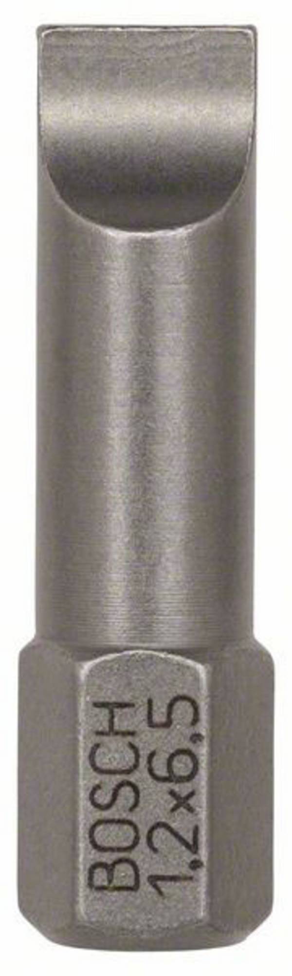 Embout pour vis à tête fendue 6.5 mm Bosch Accessories 2607001467  extra-dur Forme (embouts): C 6.3 25 pc(s)