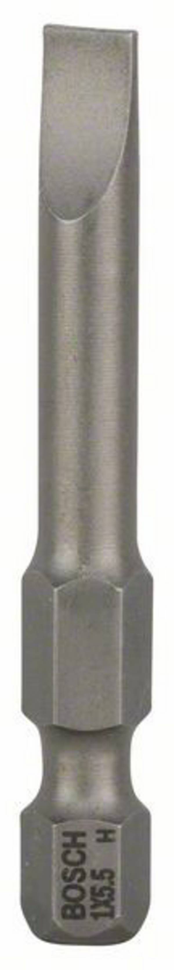Embout pour vis à tête fendue 5.5 mm Bosch Accessories 2607001481  extra-dur Forme (embouts): E 6.3 3 pc(s)