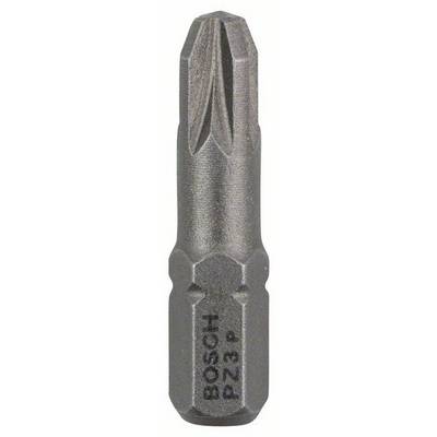 Un embout cruciforme portant l'inscription 'BOSCH PZ3', adapté aux travaux de vissage avec des têtes de vis Pozidriv.
