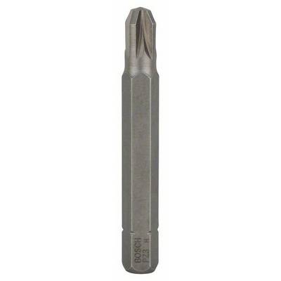 Un embout de tournevis en argent à empreinte cruciforme, adapté aux travaux artisanaux ou mécaniques.