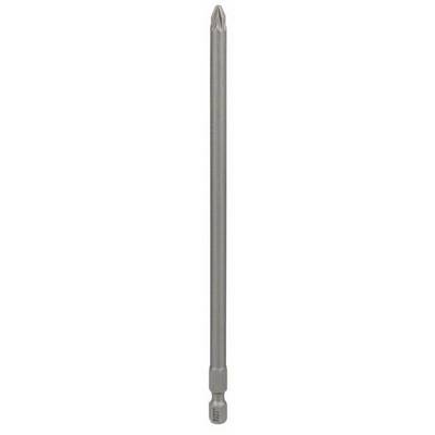Un embout de tournevis métallique à profil cruciforme, adapté pour le vissage précis dans des applications artisanales et industrielles.