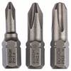 Embout cruciforme PH 1, PH 2, PH 3 Bosch Accessories 2607001752 extra-dur Forme (embouts): C 6.3 3 pc(s)