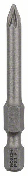 Un embout de tournevis cruciforme argent avec l'inscription 'Bosch PZ1'.
