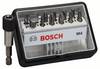 Bosch Accessories Robust Line 2607002566 Jeu d'embouts 13 pièces vis à fente, cruciforme Phillips, vis Pozidriv, 6 pans intérieurs (TX) zone de torsion