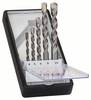 Jeu de forets pour béton 5 pièces tige cylindrique Bosch Accessories 2607010524 1 set