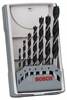 Bosch Accessories 2607017034 Jeu de forets pour le bois 7 pièces 3 mm, 4 mm, 5 mm, 6 mm, 7 mm, 8 mm, 10 mm tige cylindrique 1 set
