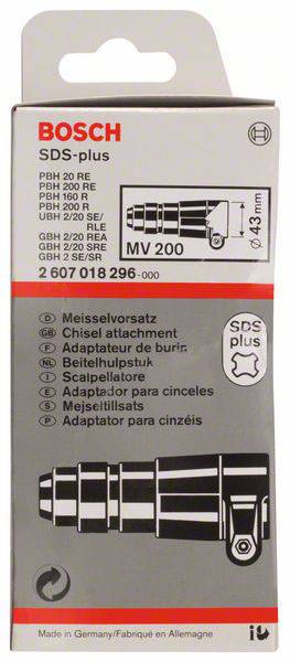 Bosch Accessories 2607018296 Bosch Power Tools Adaptateur pour burin SDS-Plus 1 pc(s)-1