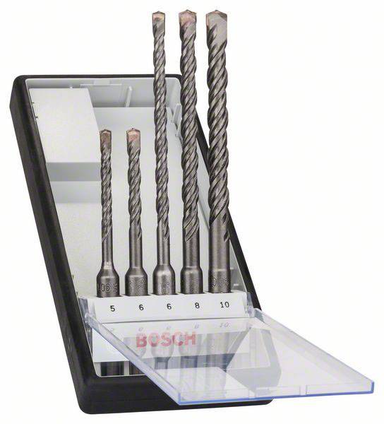 Jeu de forets pour marteau-perforateur 5 pièces SDS-Plus Bosch Accessories 2607019927 1 set