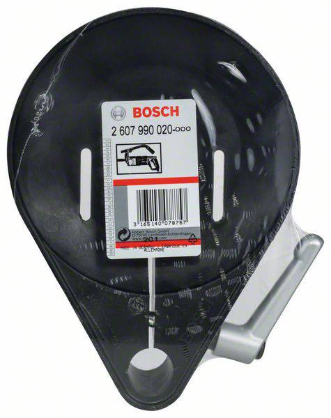 Corde à tracer noire avec manivelle métallique, étiquette 'Bosch' et numéro, vue latérale. Principalement utilisée pour les travaux de construction et de marquage.