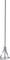 Une spatule à mélanger en métal avec un long manche et un dispositif de mélange plat à l'extrémité, adaptée pour mélanger des peintures ou des matériaux de construction.