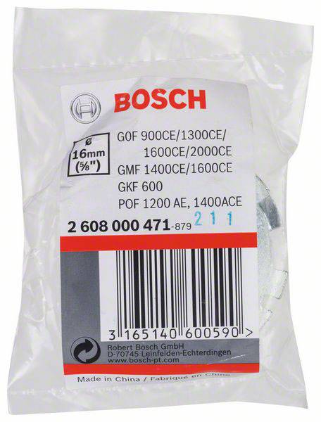 Emballage d'un produit Bosch portant le numéro de pièce '2 608 000 471'. Contient des informations sur le produit, y compris les numéros de modèle et les dimensions.