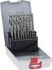 Bosch Accessories 2608587013 HSS Jeu de forets pour le métal 19 pièces 1 mm, 2 mm, 3 mm, 4 mm, 5 mm, 6 mm, 7 mm, 8 mm, 9 mm, 10 mm meulé DIN 338 tige cylindrique 1 set