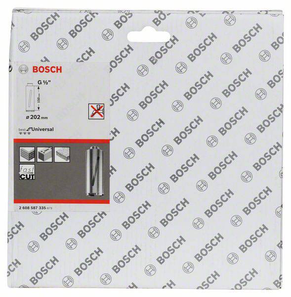 'Lame de scie sabre Bosch G 745, longueur 202 mm, pour bois et métal. Emballage du produit avec spécifications et logo du fabricant.'