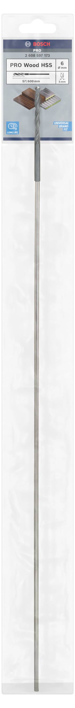 Une longue brochette en acier inoxydable avec manche en bois. L'emballage indique la marque Weber et une taille de 45 cm. Convient pour griller la viande.