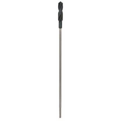 Foret en métal à coupe hélicoïdale et tige lisse, adapté pour percer des surfaces métalliques.