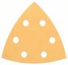 Feuille abrasive Delta avec bande auto-agrippante, perforé Bosch Accessories 2608605148 Grain 40 Cote d'encoignure 93 mm 5 pc(s)