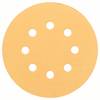 Feuille abrasive pour ponceuse excentrique avec bande auto-agrippante, perforé Bosch Accessories 2608607826 Grain 80 (Ø) 125 mm 50 pc(s)