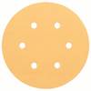 Feuille abrasive pour ponceuse excentrique avec bande auto-agrippante, perforé Bosch Accessories 2608607833 Grain 40 (Ø) 150 mm 50 pc(s)