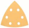 Feuille abrasive Delta avec bande auto-agrippante, perforé Bosch Accessories 2608607878 Grain 40 Cote d'encoignure 93 mm 50 pc(s)