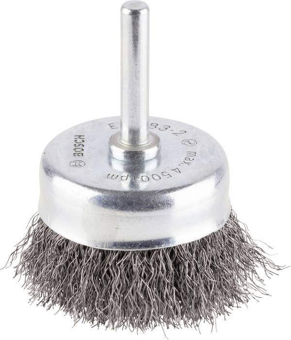 Brosse boisseau à fils ondulés, 0,2 mm, 50 mm, 4500 tr/ min Bosch 2608622022