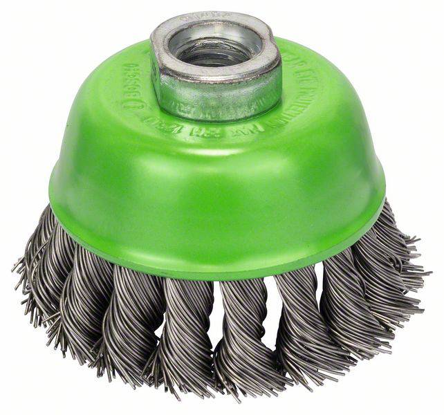 Bosch Accessories Brosse boisseau, fils torsadés, inox, 0,5 mm, 75 mm, 12500 tr/ min, M 14 2608622060 2608622060 1 pc(s)