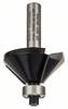 Fraise à rainurer en V/chanfreiner, 8 mm, B 11 mm, L 15 mm, G 56 mm, 45° Bosch 2608628352