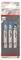 Lot de trois lames de scie Bosch, modèle U118A HSS, pour travaux sur métal, compatibles avec Black & Decker, Ryobi et Skil.