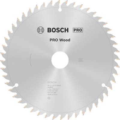 Lame de scie circulaire Bosch 'PRO Wood', 60 dents, adaptée pour le bois.
