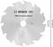 Lame de scie circulaire de la marque Bosch, modèle 'Pro Construct Wood', diamètre 160 mm, 12 dents, pour la coupe du bois, fabriquée en Chine.