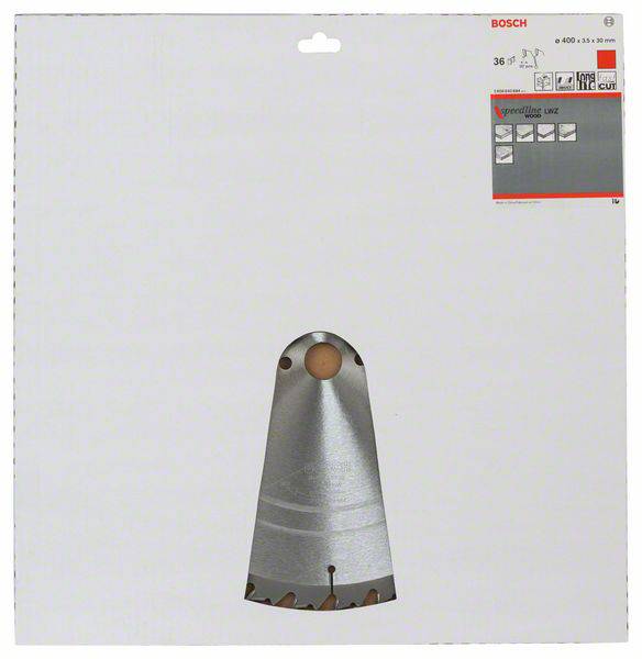 Lame de scie à métaux sur fond gris, idéale pour couper le métal et le bois, avec le logo Bosch et les informations du produit en haut à droite.