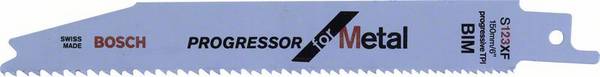 Lame de scie-sabre S 123 XF, Progressor for Metal, lot de 2 Bosch Accessories 2608654401 Longueur lame de scie 150 mm 2 pc(s)