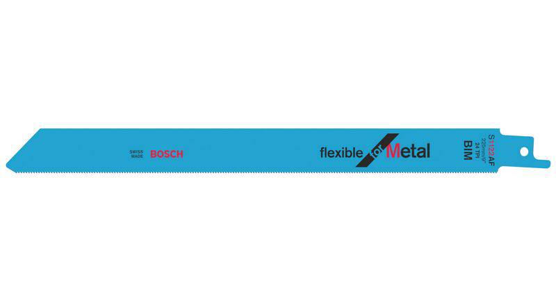 Lame de scie-sabre S 1122 AF, Flexible for Metal Bosch Accessories 2608656018 Longueur lame de scie 225 mm 5 pc(s)