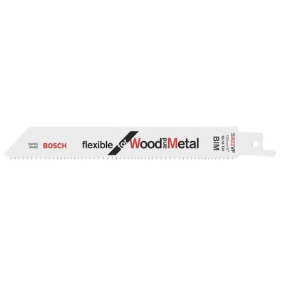 Lame de scie-sabre S 922 VF, Flexible for Wood and Metal, lot de 25 Bosch Accessories 2608657558 Longueur lame de scie 1