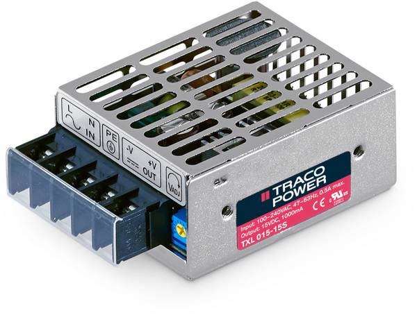 Bloc d'alimentation à découpage TracoPower TXL 060-24S 24 V/DC 2.5 A 60 W 1 x
