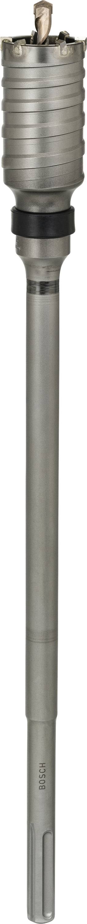 Foret long avec tige longue et tête ronde et dentelée, adapté pour le perçage en profondeur dans la maçonnerie ou le béton.