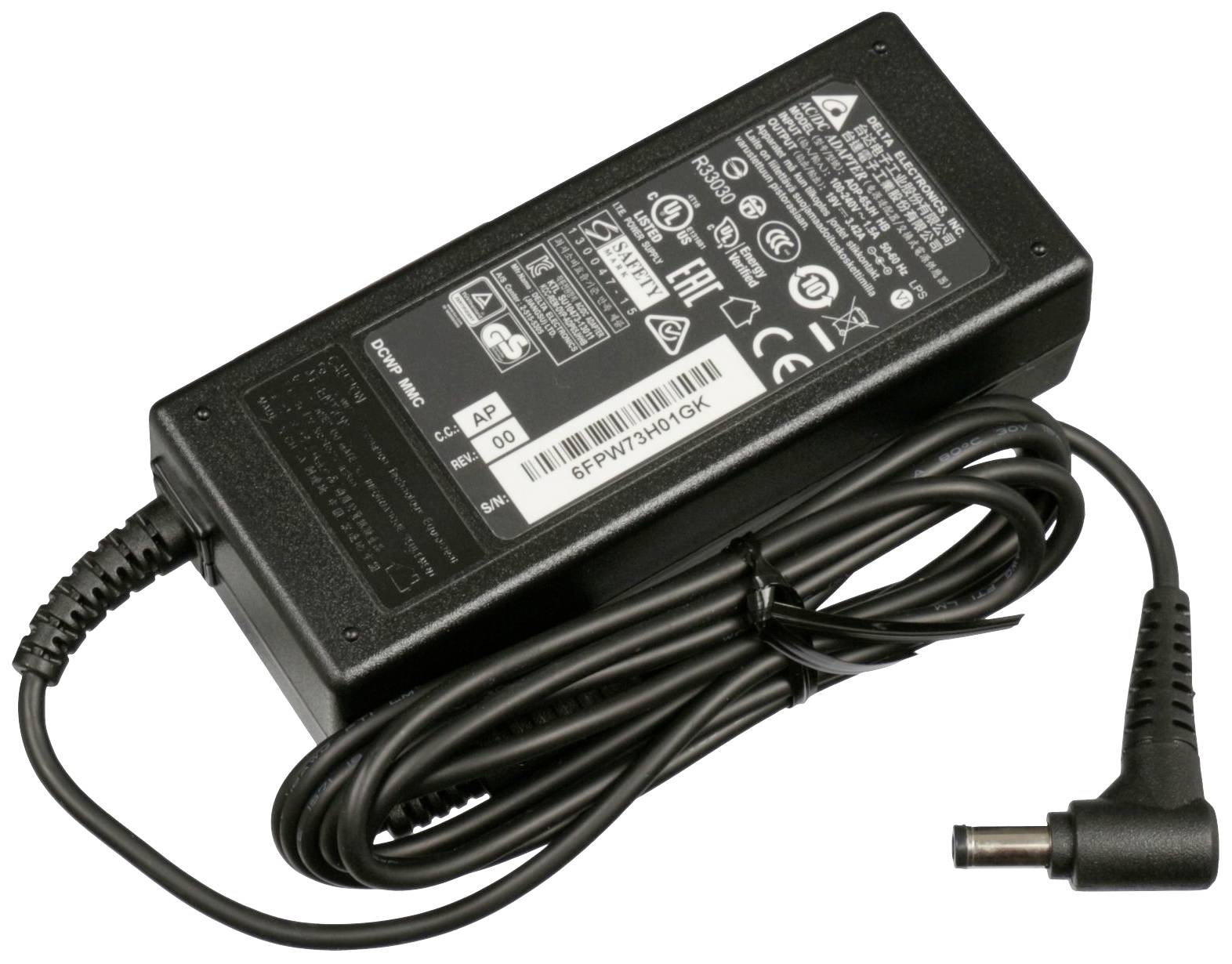 Delta Electronics ADP-65JH Alimentation PC portable 65 W 19 V/DC 3.42 A