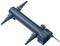 'Purificateur d'eau UV noir avec plusieurs connexions, compact et cylindrique. Adapté pour les systèmes de purification d'eau.'