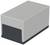 'Bloc rectangulaire gris avec sa base inférieure gris foncé.'