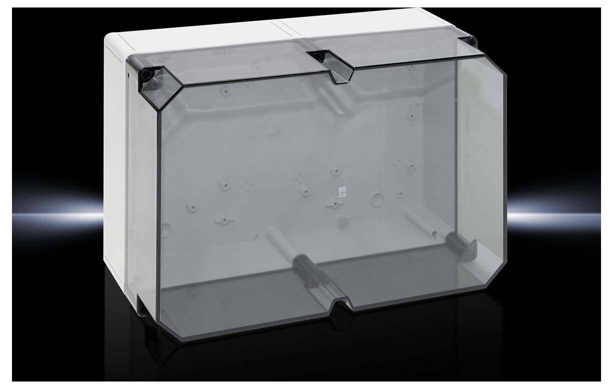 Rittal PK 9524.100 Coffret d'installation 360 x 254 x 165 Polycarbonate gris clair (RAL 7035) 1 pc(s) Piece