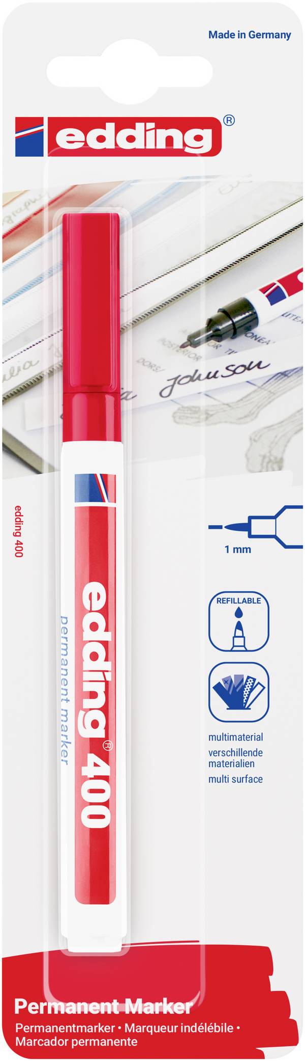 Edding 4-400-1-1002 N/A rouge N/A 1 mm (max) 1 pc(s)
