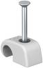 OBO Bettermann Cavalier 2228629 Plage de Ø du faisceau 7 mm (max) gris 100 pc(s)