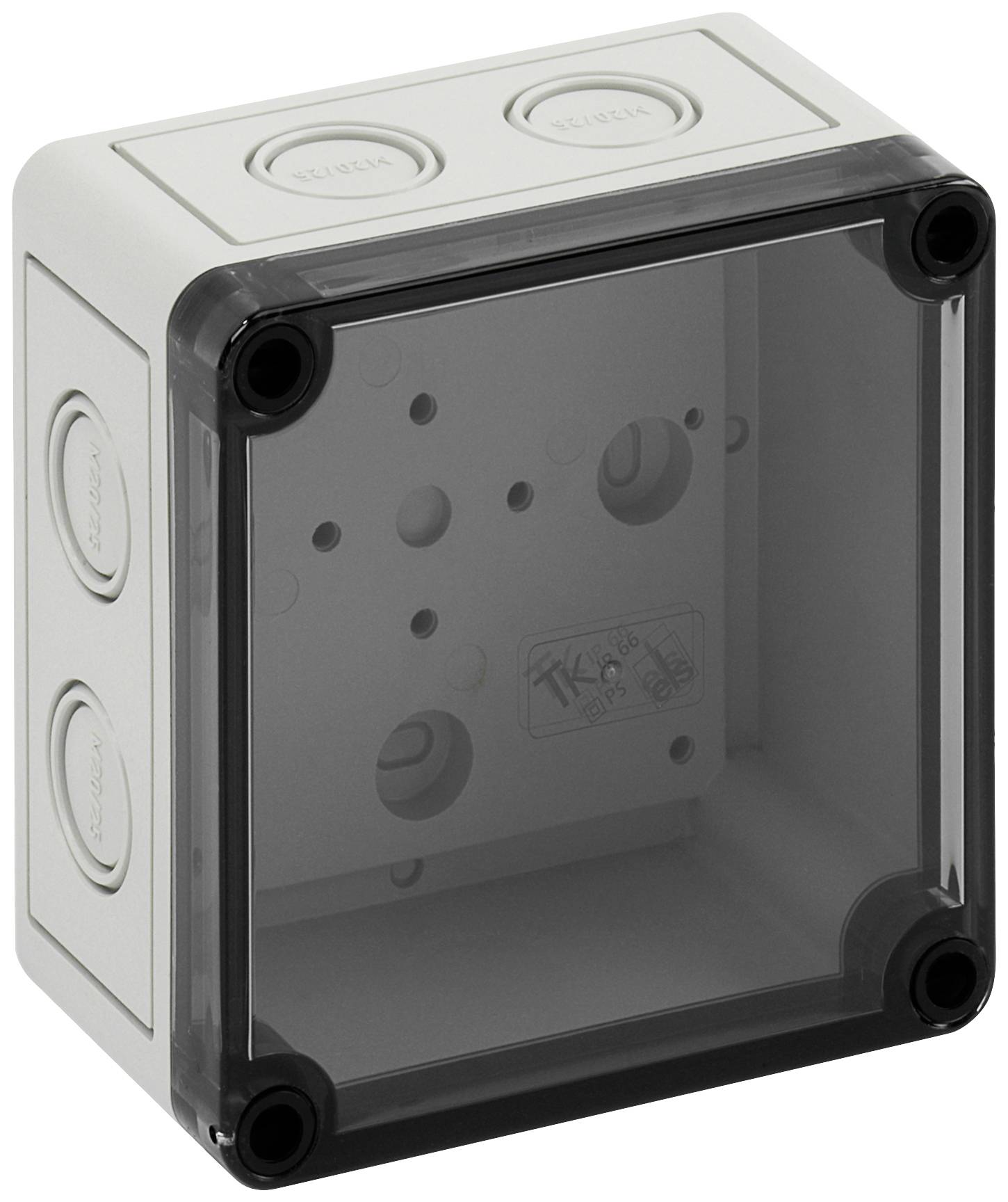 Coffret d'installation Spelsberg TK PS 1111-7-tm 10600401 gris clair (RAL 7035) 110 x 110 x 66 Polycarbonate, Polystyrèn