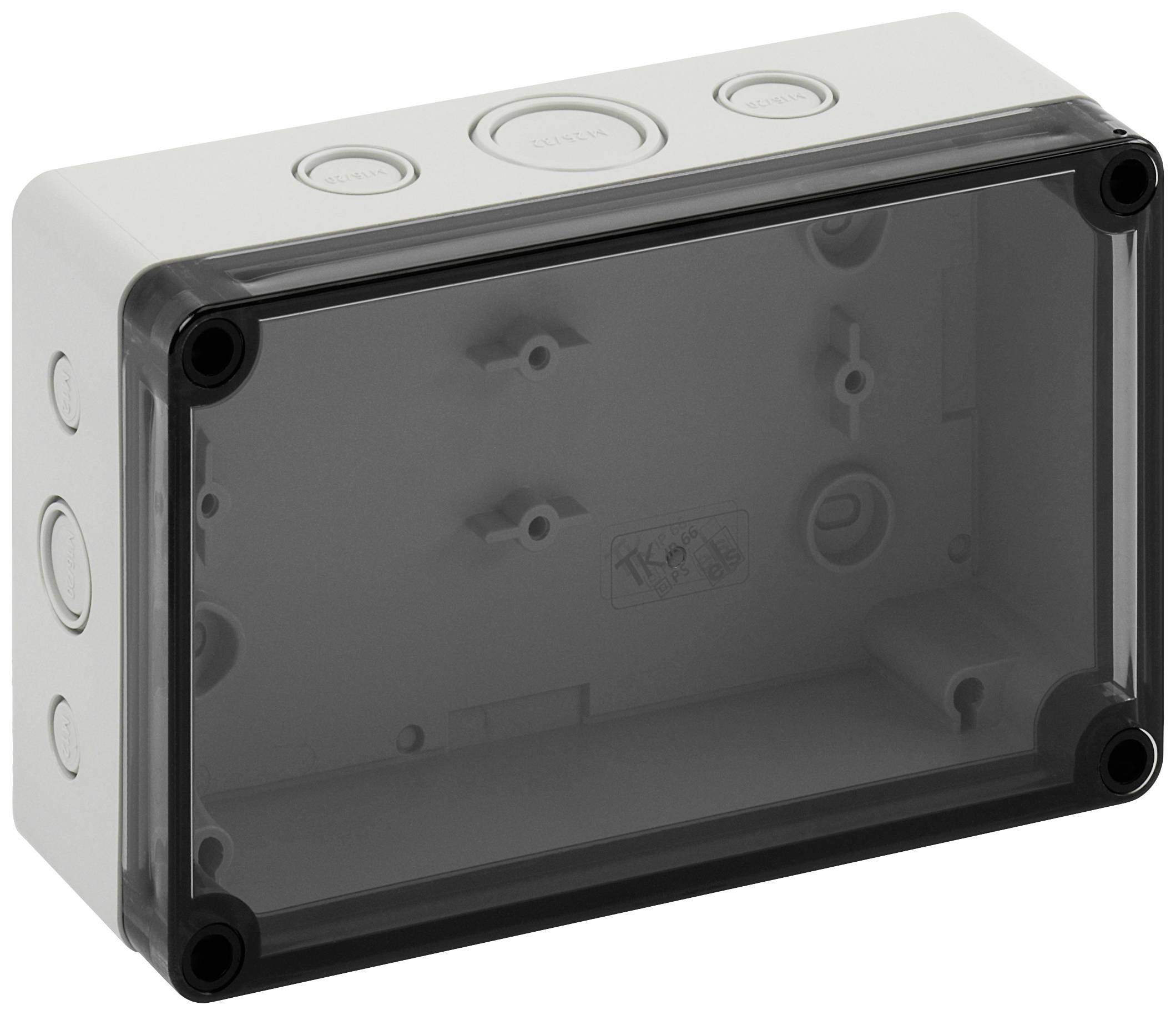 Coffret d'installation Spelsberg TK PS 1811-6f-tm 10601401 gris clair (RAL 7035) 180 x 110 x 63 Polycarbonate, Polystyrè