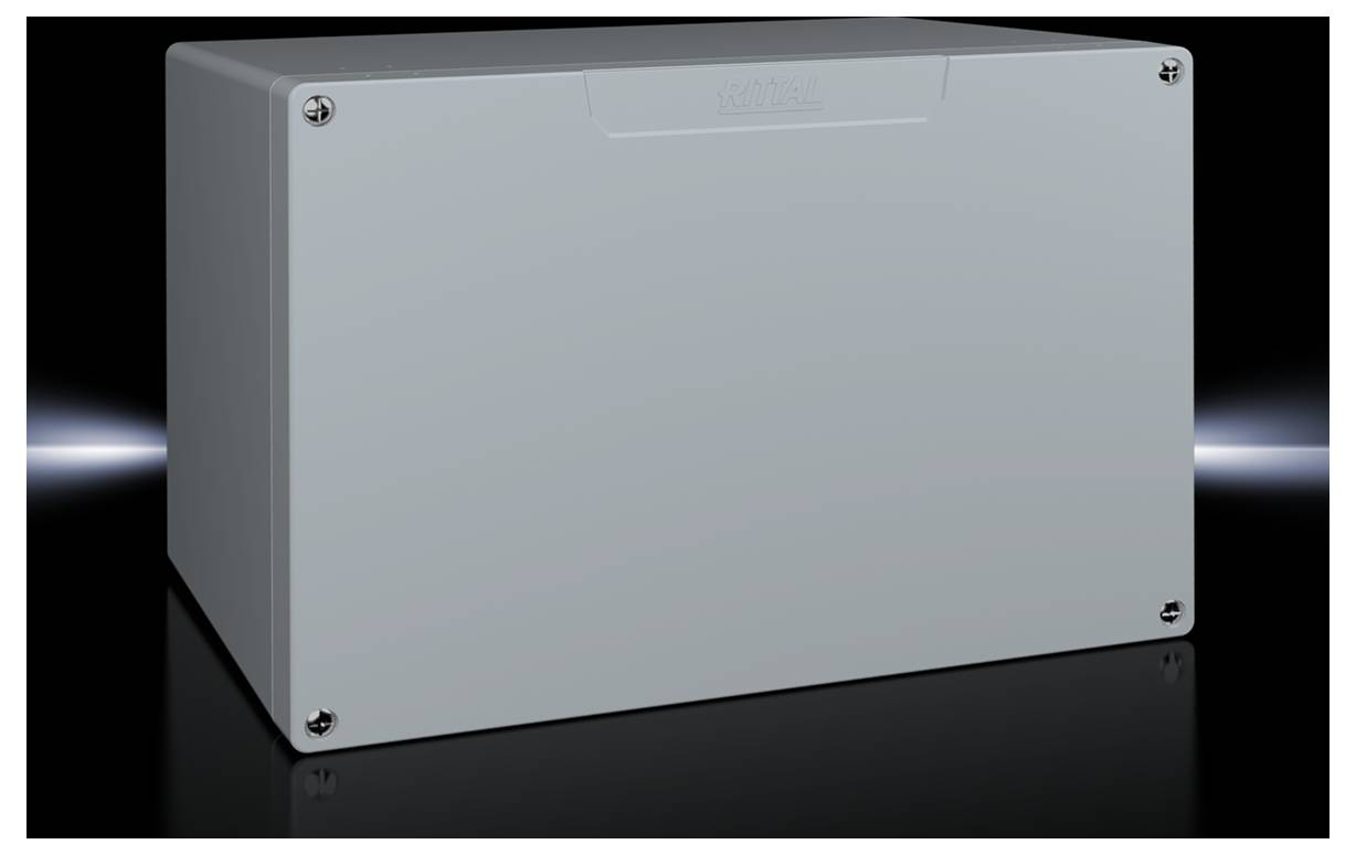 Rittal GA 9119210 9119.210 Boîtier universel 330 x 181 x 230 aluminium gris (RAL 7001) 1 pc(s)