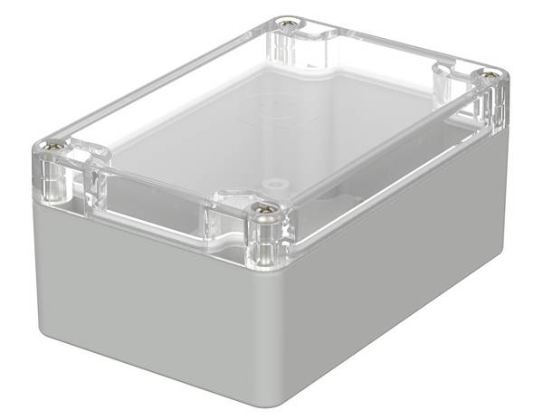 <br> Bopla<br> EUROMAS M 215 G<br> 02215100<br> Boîtier industriel<br> 120 x 80 x 55 <br> Polycarbonate<br> <br> gris clair (RAL 7035)<br> 1 pc(s)<br> <br>