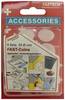 FASTECH® 685-010 Pastilles rondes auto-agrippantes hotmelt à coller partie velours et partie agrippante (Ø) 20 mm blanc 8 paire(s)