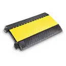 DEFENDER by Adam Hall Protège-câbles 85301 Polyuréthane thermoplastique (TPU) noir, jaune Nombre de canaux: 4 870 mm Con